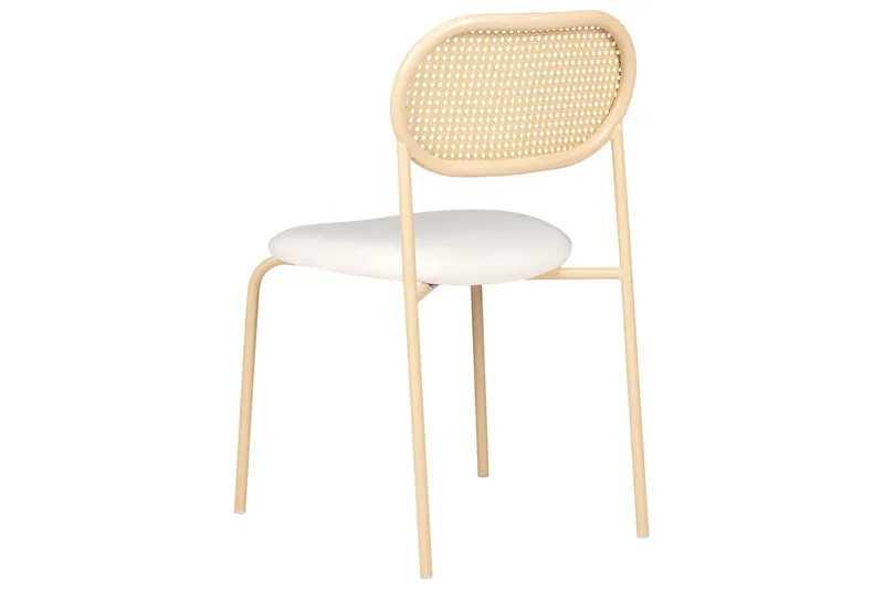 2 ruokatuolin setti Adaver - Vaalea puu, beige - Huonekalut - Tuoli & nojatuoli - Ruokapöydän tuolit