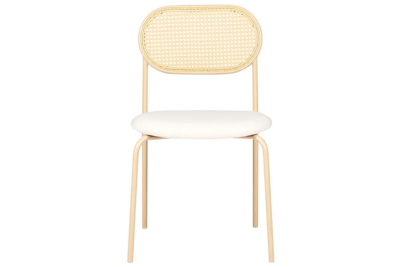 2 ruokatuolin setti Adaver - Vaalea puu, beige - Huonekalut - Tuoli & nojatuoli - Ruokapöydän tuolit