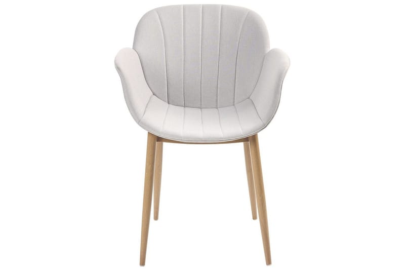 2 ruokatuolin setti Alice - Harmaa, vaalea puu - Huonekalut - Tuoli & nojatuoli - Ruokapöydän tuolit