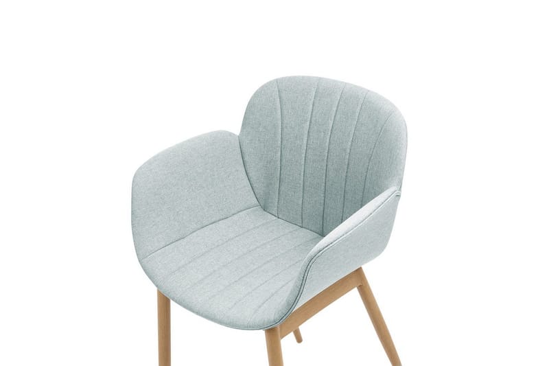 2 ruokatuolin setti Alice - Vihreä, vaalea puu - Huonekalut - Tuoli & nojatuoli - Ruokapöydän tuolit