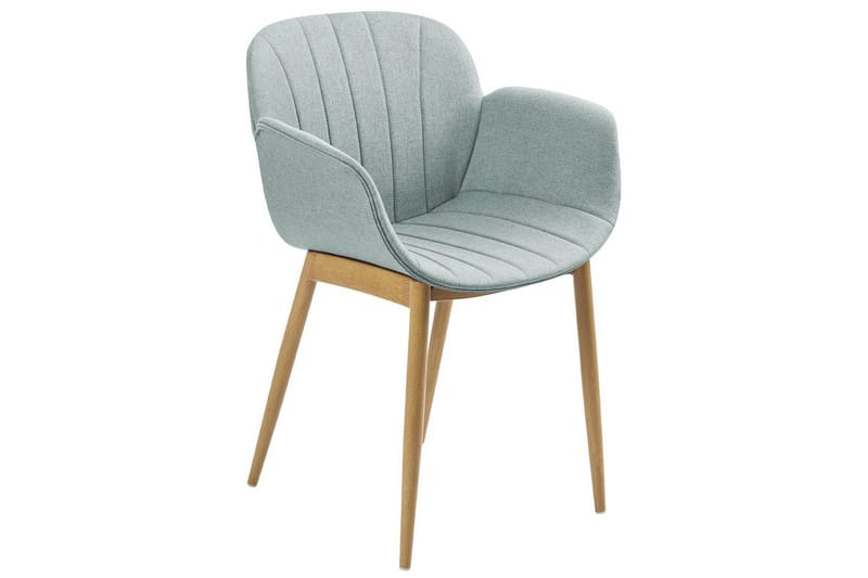 2 ruokatuolin setti Alice - Vihreä, vaalea puu - Huonekalut - Tuoli & nojatuoli - Ruokapöydän tuolit