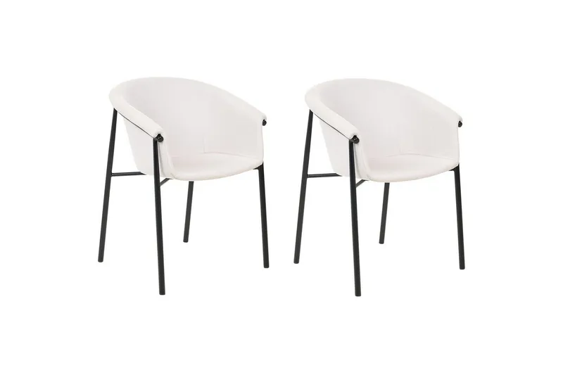 2 ruokatuolin setti Ames, Beige, musta