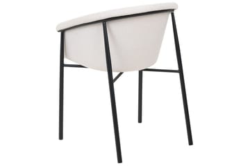 2 ruokatuolin setti Ames - Beige, musta - Huonekalut - Tuoli & nojatuoli - Ruokapöydän tuolit