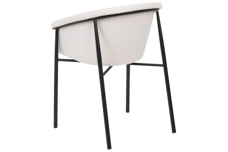 2 ruokatuolin setti Ames - Beige, musta - Huonekalut - Tuoli & nojatuoli - Ruokapöydän tuolit