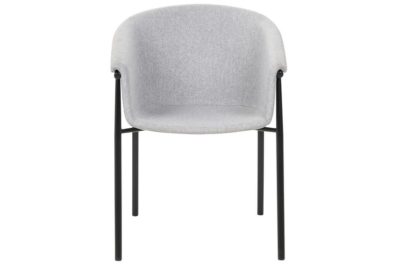 2 ruokatuolin setti Ames - Harmaa, musta - Huonekalut - Tuoli & nojatuoli - Ruokapöydän tuolit
