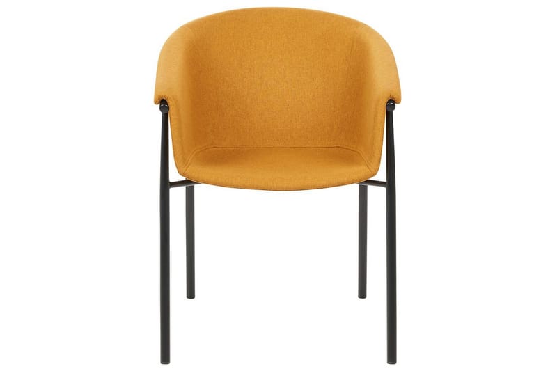 2 ruokatuolin setti Ames - Oranssi, musta - Huonekalut - Tuoli & nojatuoli - Ruokapöydän tuolit