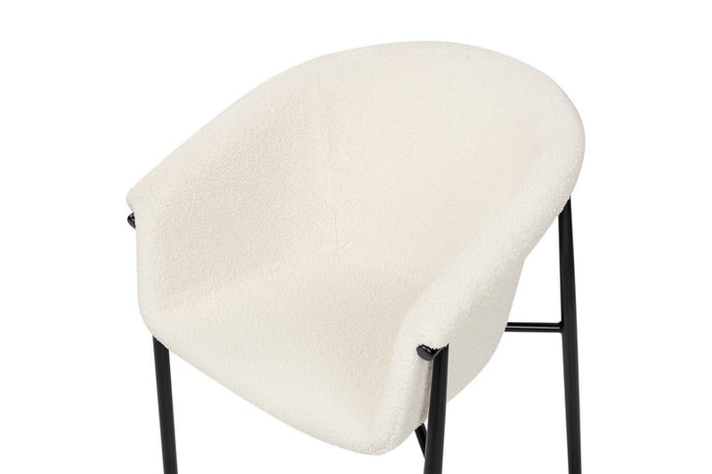 2 ruokatuolin setti Ames - Valkoinen, Musta - Huonekalut - Tuoli & nojatuoli - Ruokapöydän tuolit