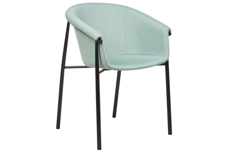 2 ruokatuolin setti Ames - Vihreä, musta - Huonekalut - Tuoli & nojatuoli - Ruokapöydän tuolit