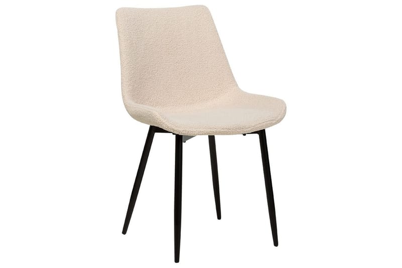 2 ruokatuolin setti Avilla - Beige, musta - Huonekalut - Tuoli & nojatuoli - Ruokapöydän tuolit