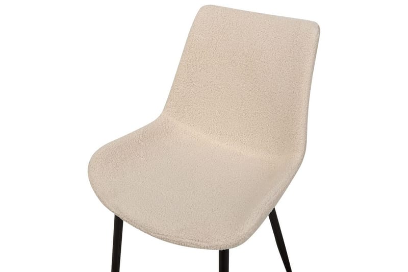 2 ruokatuolin setti Avilla - Beige, musta - Huonekalut - Tuoli & nojatuoli - Ruokapöydän tuolit