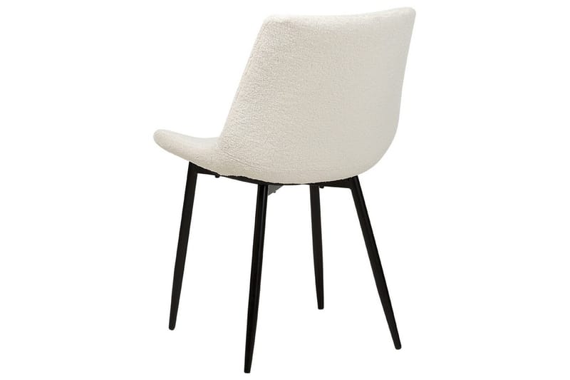 2 ruokatuolin setti Avilla - Valkoinen, Musta - Huonekalut - Tuoli & nojatuoli - Ruokapöydän tuolit