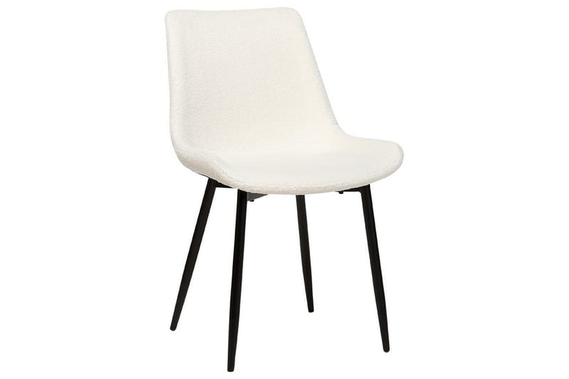 2 ruokatuolin setti Avilla - Valkoinen, Musta - Huonekalut - Tuoli & nojatuoli - Ruokapöydän tuolit