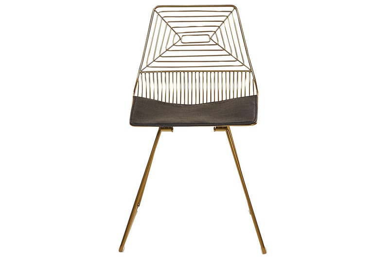 2 ruokatuolin setti Beatty - Kulta, musta - Huonekalut - Tuoli & nojatuoli - Ruokapöydän tuolit