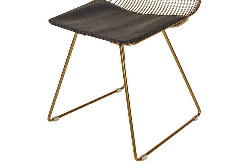 2 ruokatuolin setti Beatty - Kulta, musta - Huonekalut - Tuoli & nojatuoli - Ruokapöydän tuolit