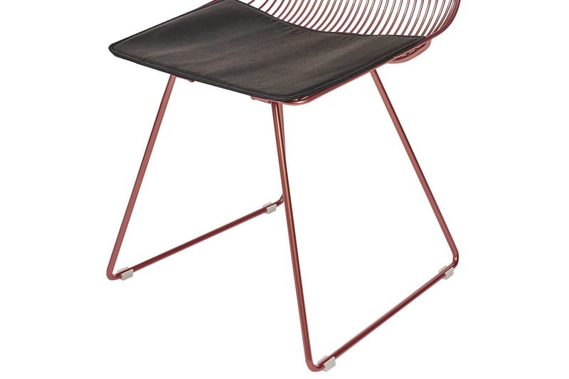 2 ruokatuolin setti Beatty - Ruusu kulta, musta - Huonekalut - Tuoli & nojatuoli - Ruokapöydän tuolit