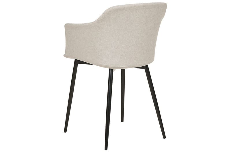 2 ruokatuolin setti Elim - Beige, musta - Huonekalut - Tuoli & nojatuoli - Ruokapöydän tuolit