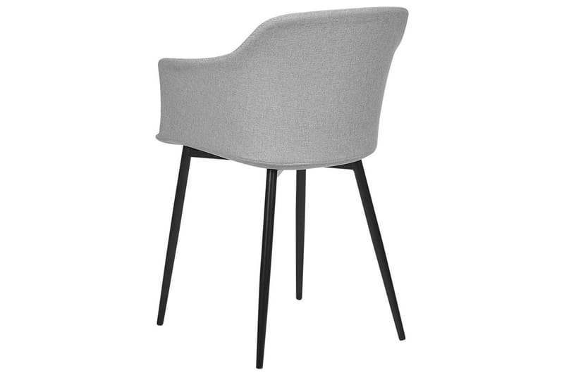 2 ruokatuolin setti Elim - Harmaa, musta - Huonekalut - Tuoli & nojatuoli - Ruokapöydän tuolit