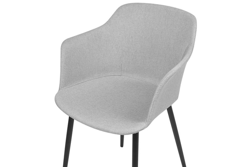 2 ruokatuolin setti Elim - Harmaa, musta - Huonekalut - Tuoli & nojatuoli - Ruokapöydän tuolit