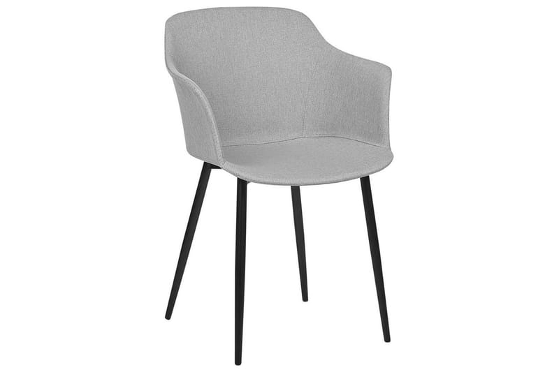 2 ruokatuolin setti Elim - Harmaa, musta - Huonekalut - Tuoli & nojatuoli - Ruokapöydän tuolit