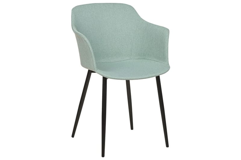 2 ruokatuolin setti Elim - Mintunvihreä, Musta - Huonekalut - Tuoli & nojatuoli - Ruokapöydän tuolit