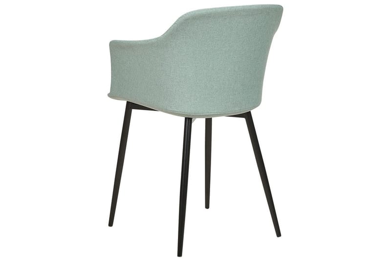 2 ruokatuolin setti Elim - Mintunvihreä, Musta - Huonekalut - Tuoli & nojatuoli - Ruokapöydän tuolit
