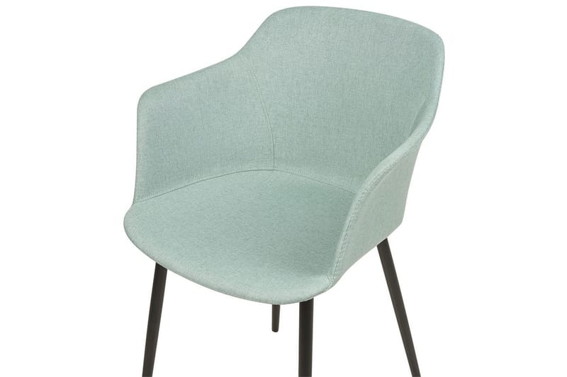 2 ruokatuolin setti Elim - Mintunvihreä, Musta - Huonekalut - Tuoli & nojatuoli - Ruokapöydän tuolit