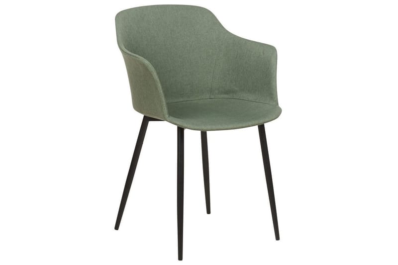 2 ruokatuolin setti Elim - Vihreä, musta - Huonekalut - Tuoli & nojatuoli - Ruokapöydän tuolit