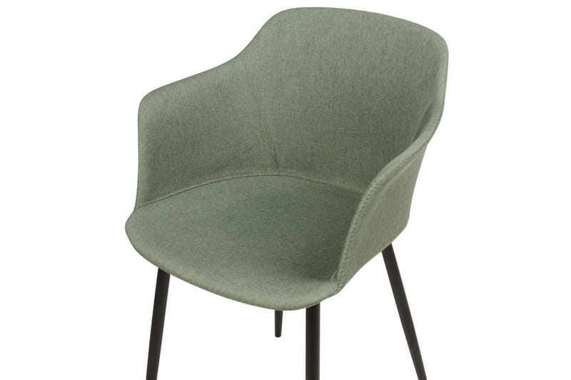 2 ruokatuolin setti Elim - Vihreä, musta - Huonekalut - Tuoli & nojatuoli - Ruokapöydän tuolit