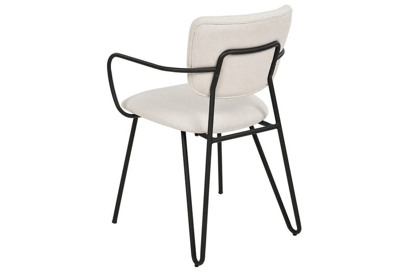 2 ruokatuolin setti Elko - Valkoinen, Musta - Huonekalut - Tuoli & nojatuoli - Ruokapöydän tuolit