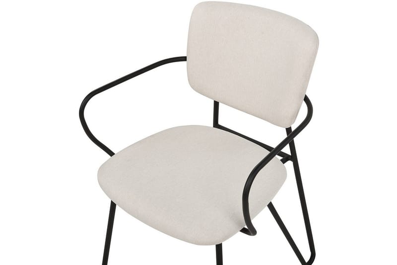 2 ruokatuolin setti Elko - Valkoinen, Musta - Huonekalut - Tuoli & nojatuoli - Ruokapöydän tuolit