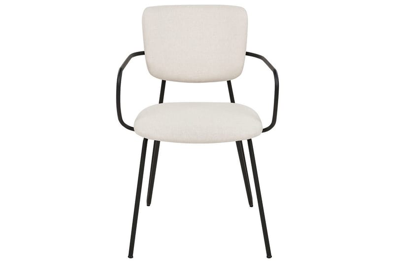 2 ruokatuolin setti Elko - Valkoinen, Musta - Huonekalut - Tuoli & nojatuoli - Ruokapöydän tuolit