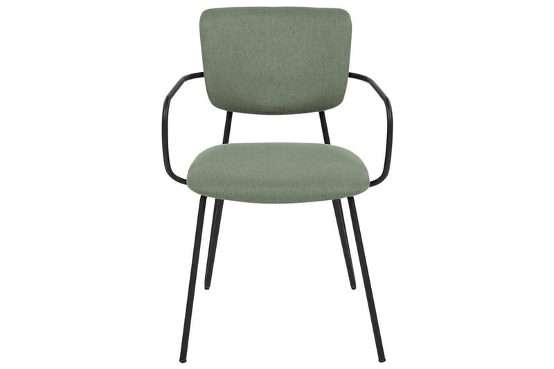 2 ruokatuolin setti Elko - Vihreä, musta - Huonekalut - Tuoli & nojatuoli - Ruokapöydän tuolit