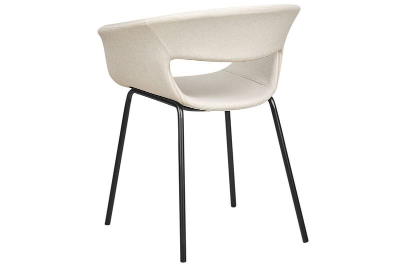 2 ruokatuolin setti Elma - Beige, musta - Huonekalut - Tuoli & nojatuoli - Ruokapöydän tuolit
