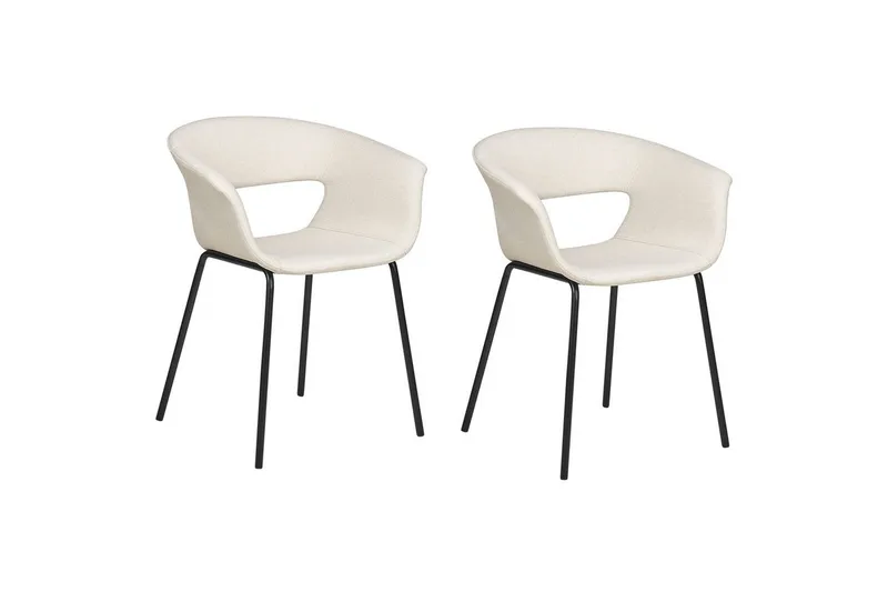 2 ruokatuolin setti Elma, Beige, musta