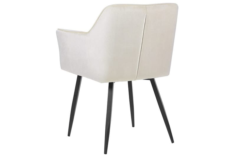 2 ruokatuolin setti Jasmin - Beige, musta - Huonekalut - Tuoli & nojatuoli - Ruokapöydän tuolit