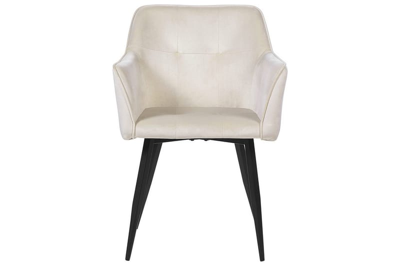 2 ruokatuolin setti Jasmin - Beige, musta - Huonekalut - Tuoli & nojatuoli - Ruokapöydän tuolit