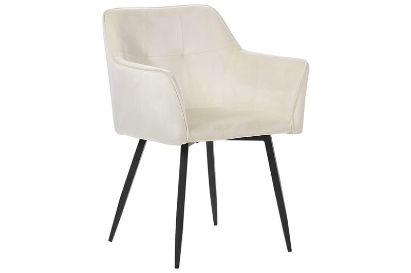 2 ruokatuolin setti Jasmin - Beige, musta - Huonekalut - Tuoli & nojatuoli - Ruokapöydän tuolit