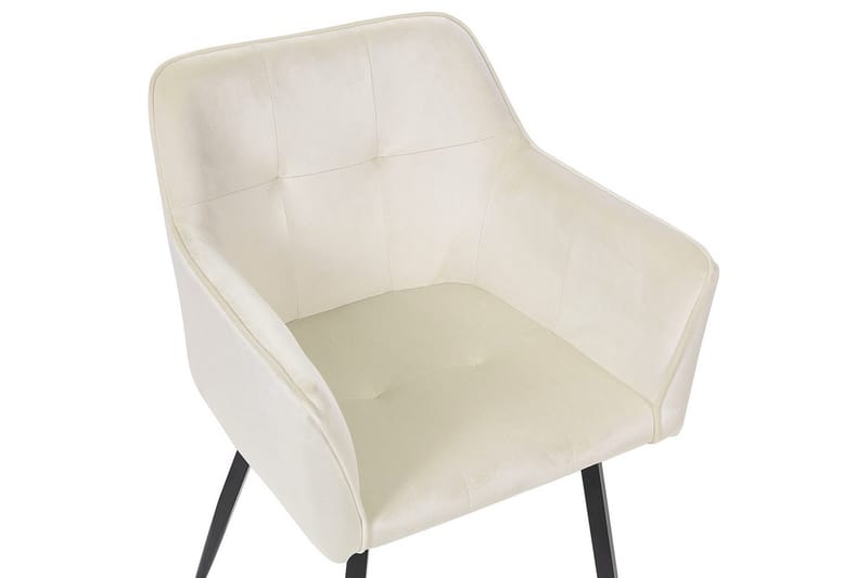 2 ruokatuolin setti Jasmin - Beige, musta - Huonekalut - Tuoli & nojatuoli - Ruokapöydän tuolit