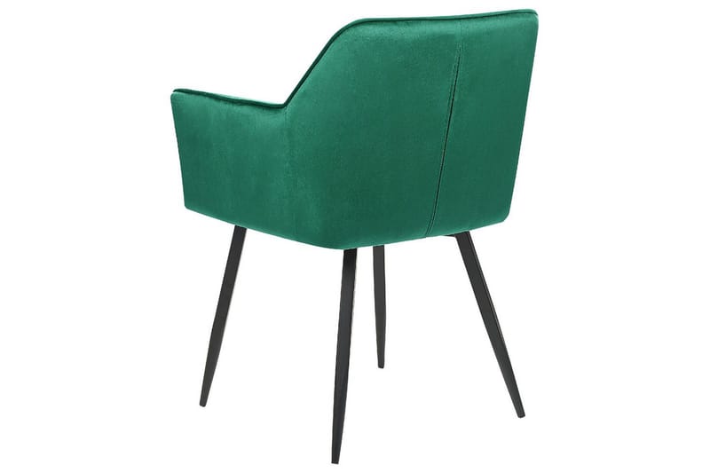 2 ruokatuolin setti Jasmin - Vihreä, musta - Huonekalut - Tuoli & nojatuoli - Ruokapöydän tuolit