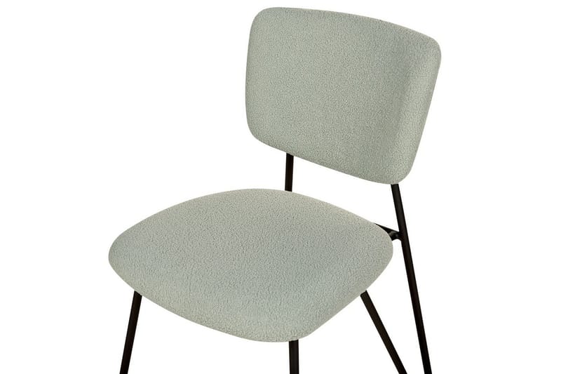 2 ruokatuolin setti Nelko - Vihreä, musta - Huonekalut - Tuoli & nojatuoli - Ruokapöydän tuolit