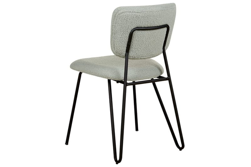 2 ruokatuolin setti Nelko - Vihreä, musta - Huonekalut - Tuoli & nojatuoli - Ruokapöydän tuolit