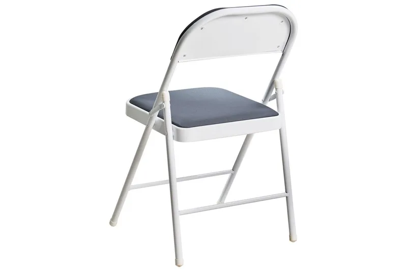 4 kokoontaitettavan tuolin setti Sparks - Harmaa, valkoinen - Huonekalut - Tuoli & nojatuoli - Taittotuolit & Pinottavat tuolit