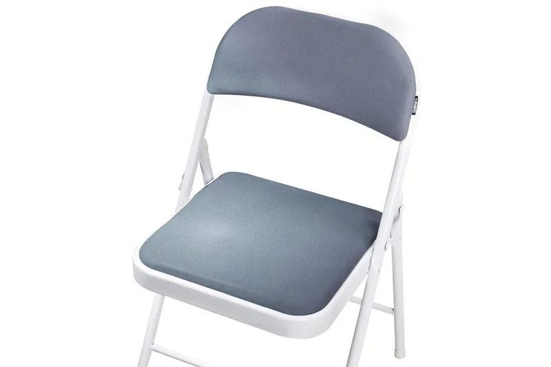 4 kokoontaitettavan tuolin setti Sparks - Harmaa, valkoinen - Huonekalut - Tuoli & nojatuoli - Taittotuolit & Pinottavat tuolit