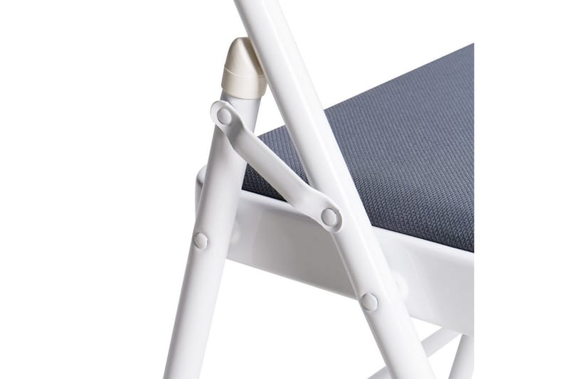 4 kokoontaitettavan tuolin setti Sparks - Harmaa, valkoinen - Huonekalut - Tuoli & nojatuoli - Taittotuolit & Pinottavat tuolit