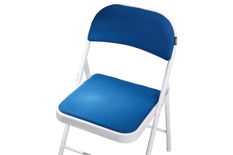 4 kokoontaitettavan tuolin setti Sparks - Sininen, Valkoinen - Huonekalut - Tuoli & nojatuoli - Taittotuolit & Pinottavat tuolit