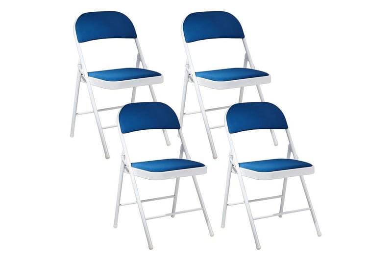 4 kokoontaitettavan tuolin setti Sparks, Sininen, Valkoinen