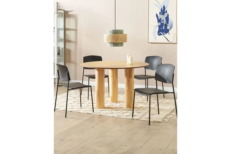 4 ruokatuolin setti Astoria - Musta - Huonekalut - Tuoli & nojatuoli - Ruokapöydän tuolit