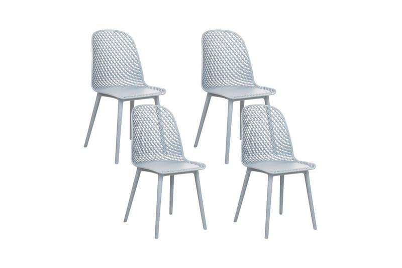 4 ruokatuolin setti Emory - Sininen - Huonekalut - Tuoli & nojatuoli - Ruokapöydän tuolit