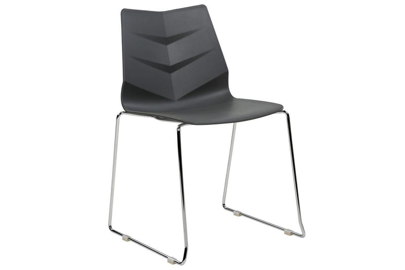 4 ruokatuolin setti Hartley - Tummanharmaa, hopea - Huonekalut - Tuoli & nojatuoli - Ruokapöydän tuolit