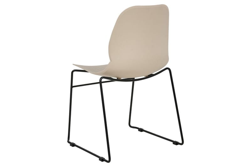 4 ruokatuolin setti Panora - Beige, musta - Huonekalut - Tuoli & nojatuoli - Ruokapöydän tuolit